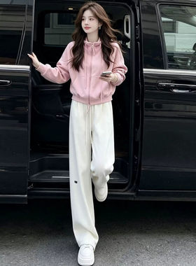 早秋漂亮韩系chic卫衣休闲运动套装女装秋冬季2026新款爆款高级感