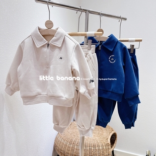 运动2件套装 不打折 卫衣长裤 男女童春秋冬polo长袖 韩国代工厂童装
