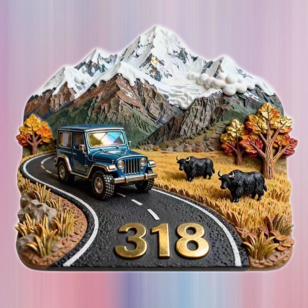 西藏直发布宫风景金属冰箱贴居家装饰礼物纪念,家居饰品,冰箱贴,淘宝优惠券,粉丝福利购,淘宝优惠卷