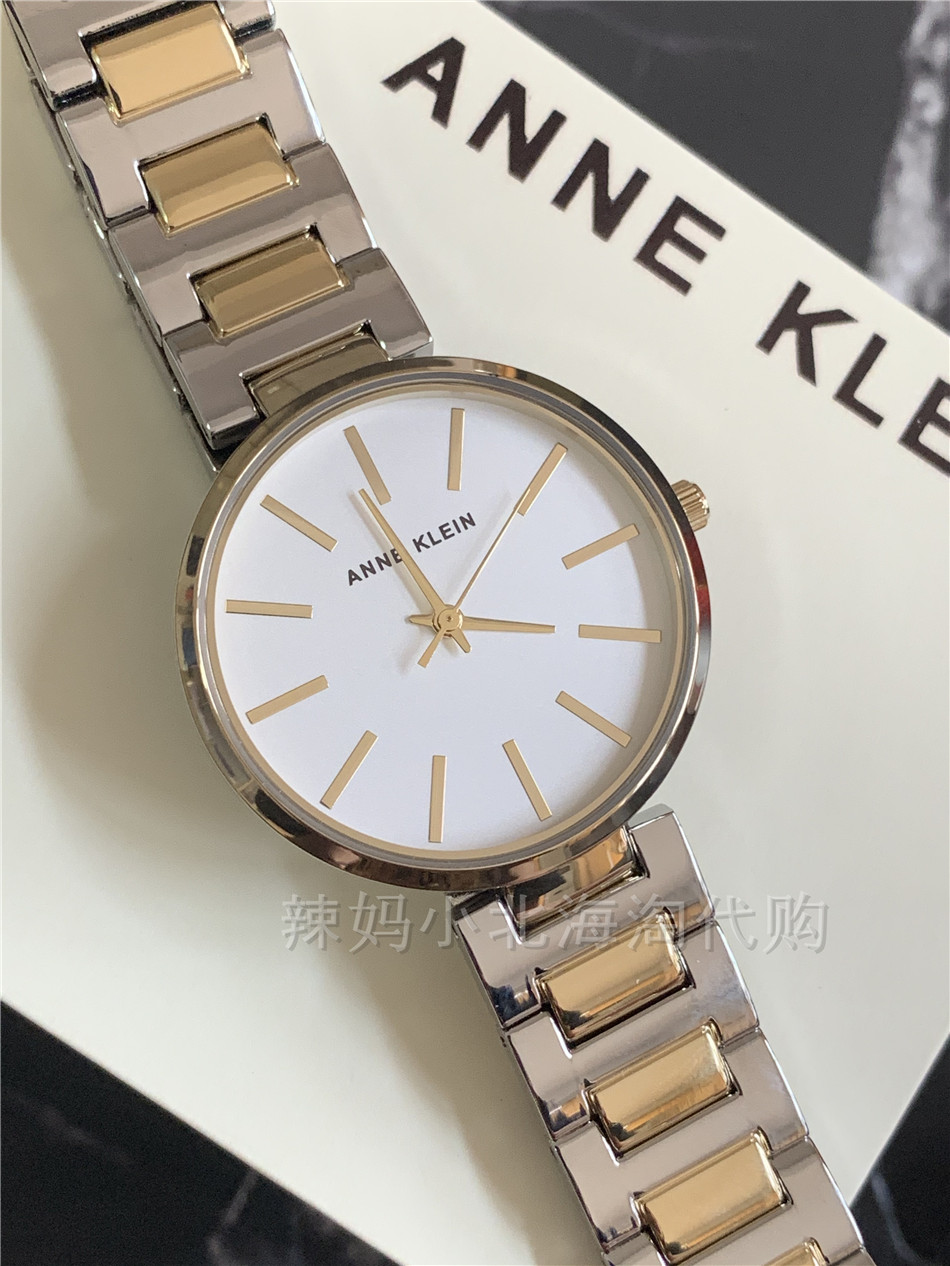 美国简约风学生34mm石英手表现货