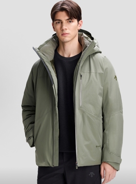 迪桑特SKISTYLE Gore-tex休闲防风防水商务羽绒服男款D5431SDJ52