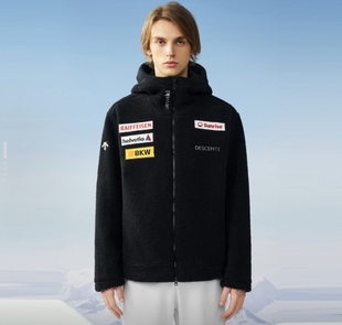 D4431SFT61 STYLE系列仿羊羔绒休闲针织运动上衣男款 迪桑特 SKI