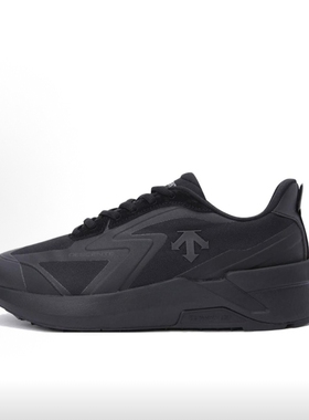 迪桑特防滑耐磨低帮生活休闲鞋 男女同款 黑SO423LCRO2-BLK0