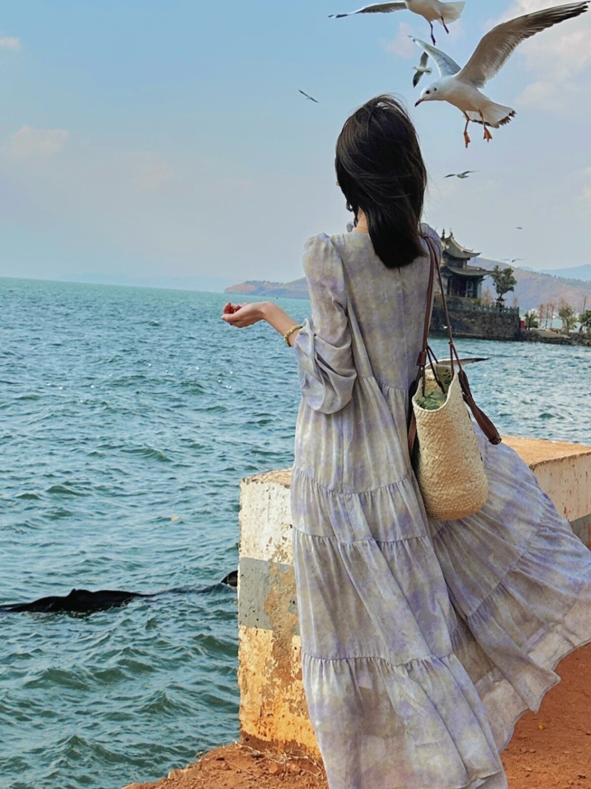 【温莎】春夏法式浪漫长款连衣裙仙女裙