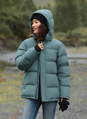 GUNDIS2025冬季新品高端羽绒服极寒小个子羽绒服女中长款7008A