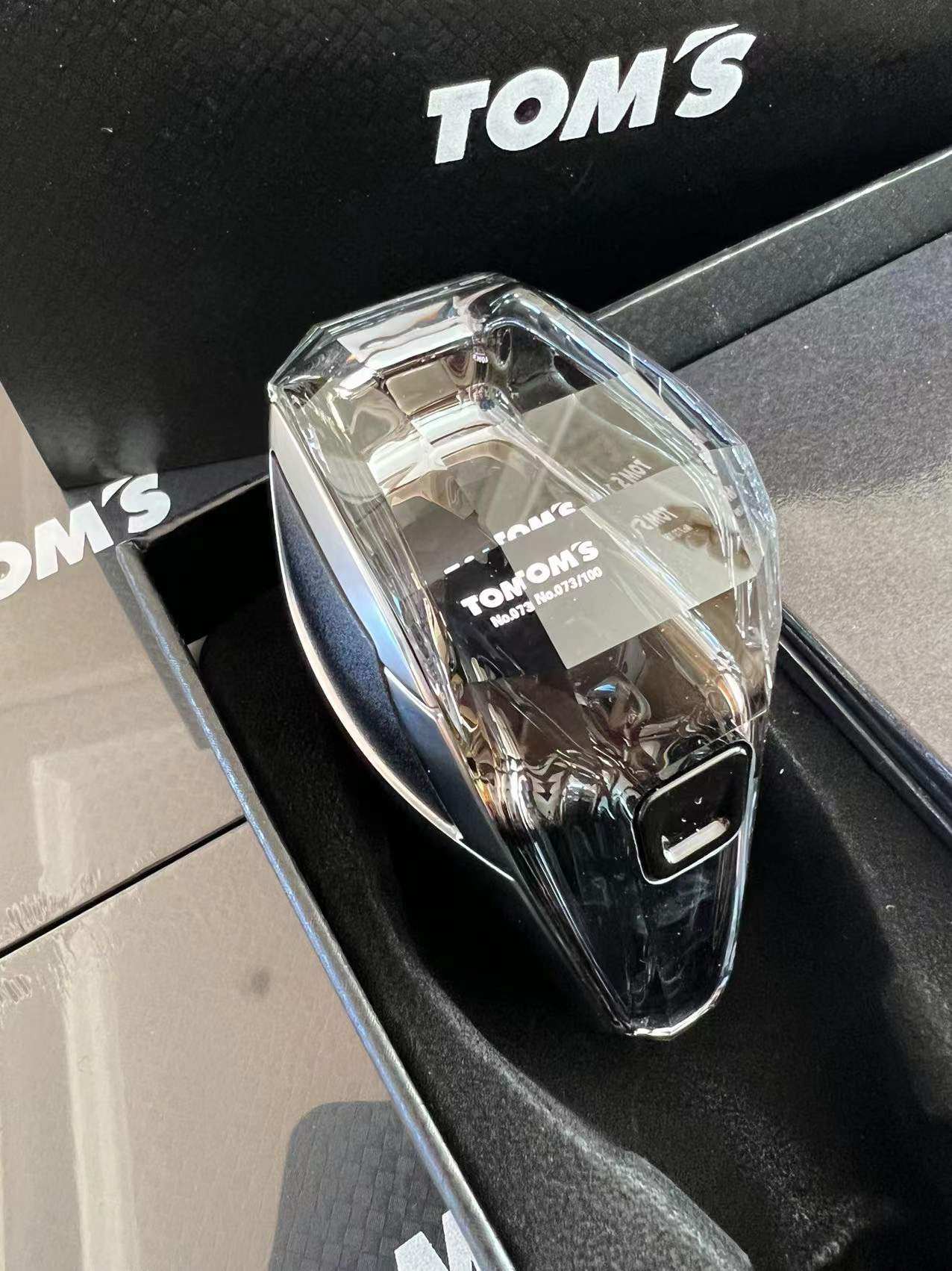 TOMS水晶挡把排挡波棍头LED日本进口适用于埃尔法威尔法LM限量版