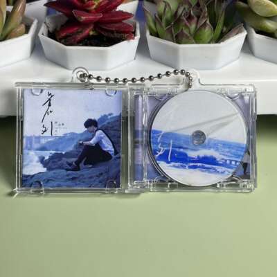 Custom Mini  Album Keychain+NFC Mini CD  50pcs MOQ
