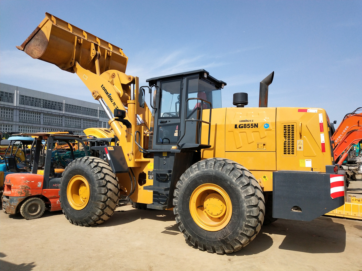 二手装载机龙工电喷铲车