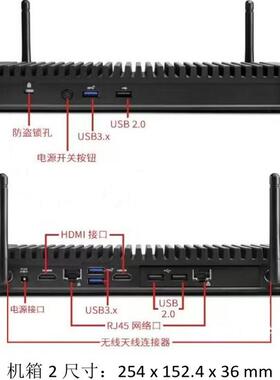 INTEL/英特尔NUC11 酷睿 i5-1135G7微型算力模块双网口6个USB主机