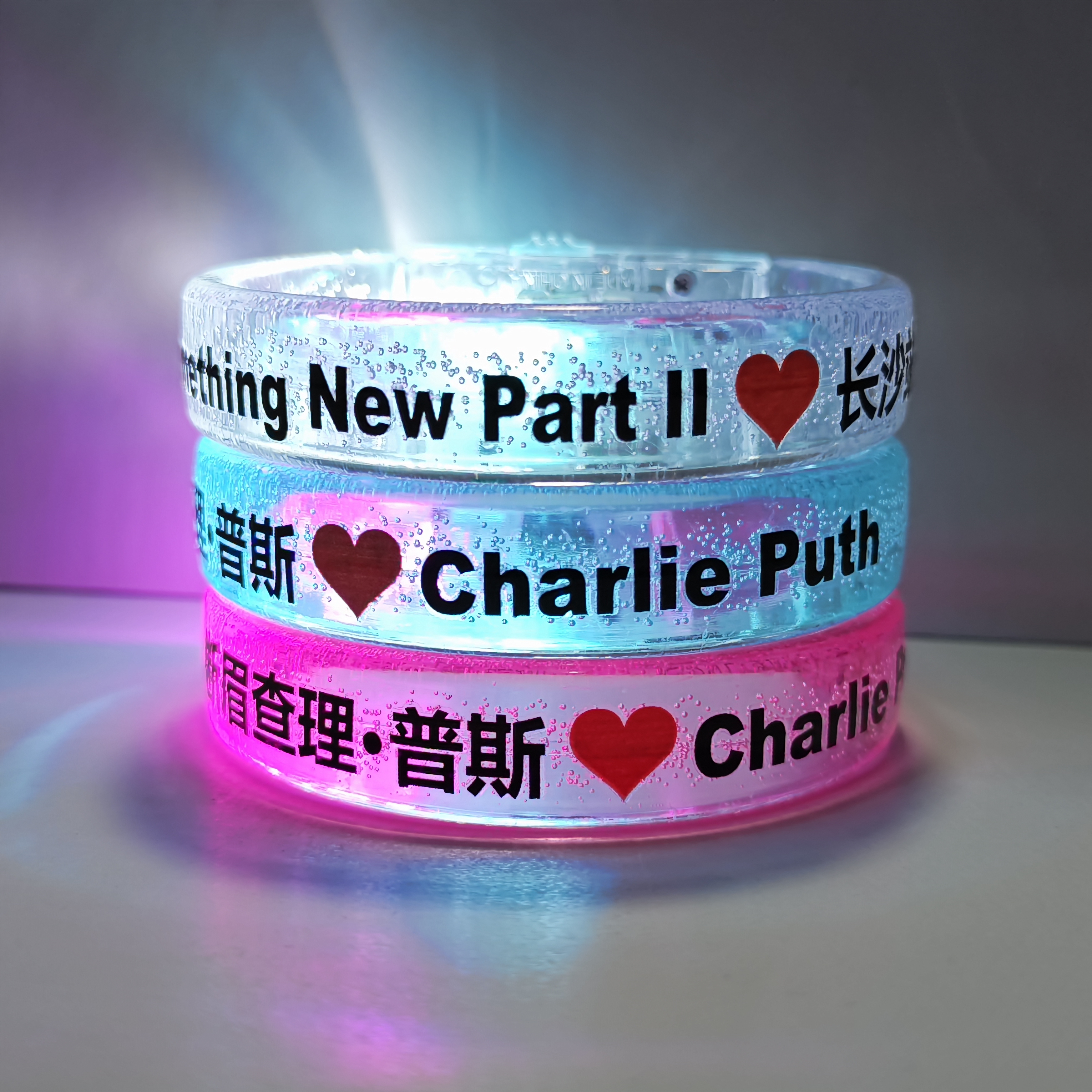 断眉查理·普斯发光手环