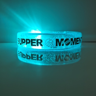 定制印刷Supper Moment应援发光手环演唱会荧光棒明星周边音乐节