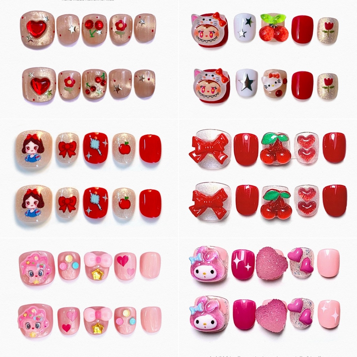 新年款儿童穿戴甲红色卡通指甲贴小朋友美甲新年款式儿童新年礼物,彩妆/香水/美妆工具,穿戴甲/甲片,淘宝优惠券,粉丝福利购,淘宝优惠卷