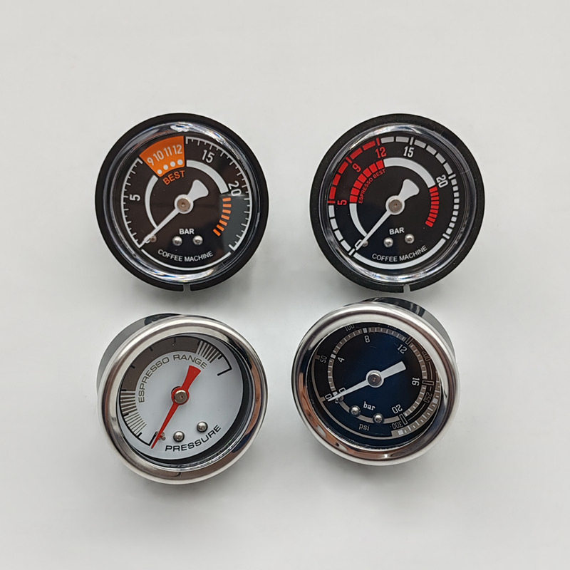 意式浓缩咖啡机配件萃取压力表蒸汽压力检测表