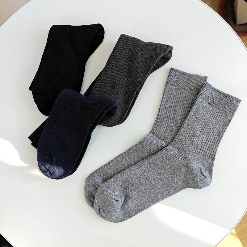 加厚双针袜子男士秋冬中筒袜高弹力纯色通勤简约商务耐穿耐磨,女士内衣/男士内衣/家居服,中筒袜,淘宝优惠券,粉丝福利购,淘宝优惠卷