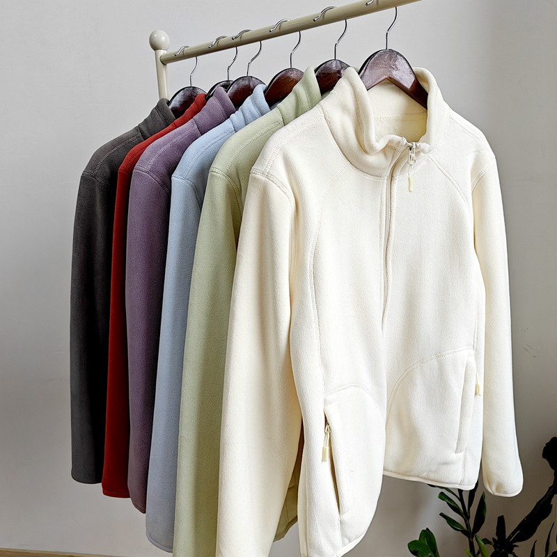 350克双面绒外套立领拉链户外女抓绒衣内胆加厚秋冬保暖奥粒绒男,女装/女士精品,短外套,淘宝优惠券,粉丝福利购,淘宝优惠卷