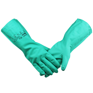赛立特RNF15丁腈防化手套耐酸碱防油漂洗剂工业化学品脱脂防静电