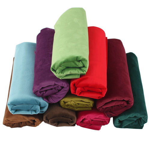 天鹅绒布料加厚荷兰绒沙发布料窗帘抱枕短毛绒丝绒面料展示背景绒