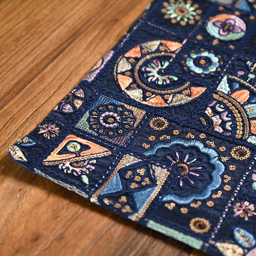 单人茶席刺绣民族风茶垫一人席中式茶垫绣茶席布艺小茶布禅意复古