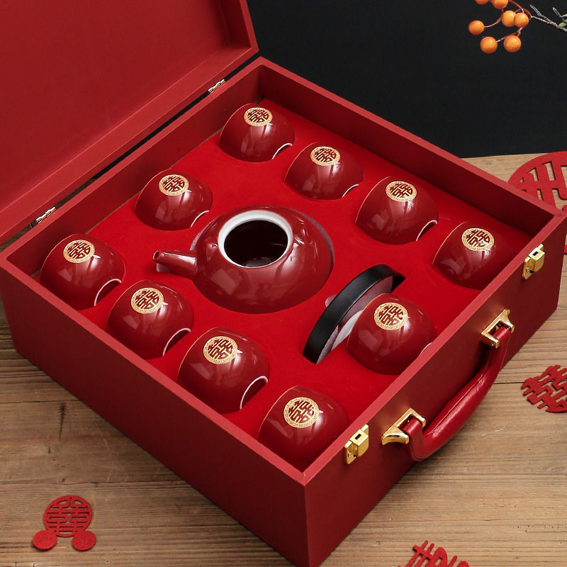 敬茶杯结婚茶具套装家用喜杯喜茶壶婚庆新人改口敬茶碗陪嫁用品,节庆用品/礼品,喜碗/敬茶杯,淘宝优惠券,粉丝福利购,淘宝优惠卷