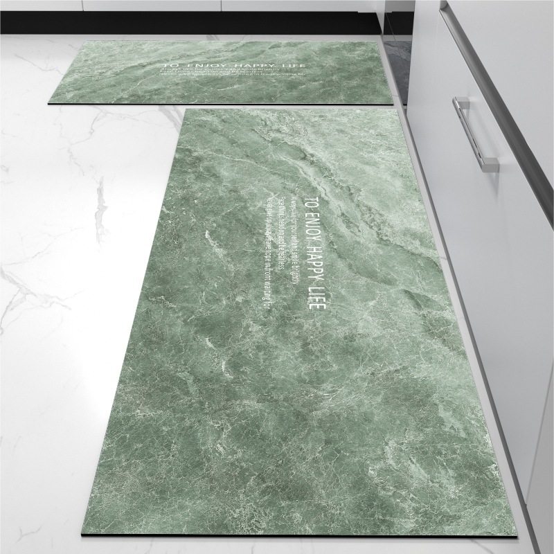 硅藻泥软垫吸水垫家用厨房地垫地毯现代简约吸水防滑速干浴室门垫