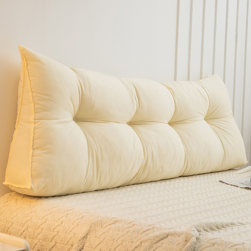 床头靠垫家居榻榻米防撞三角靠枕卧室床上双人大靠背沙发护腰软包