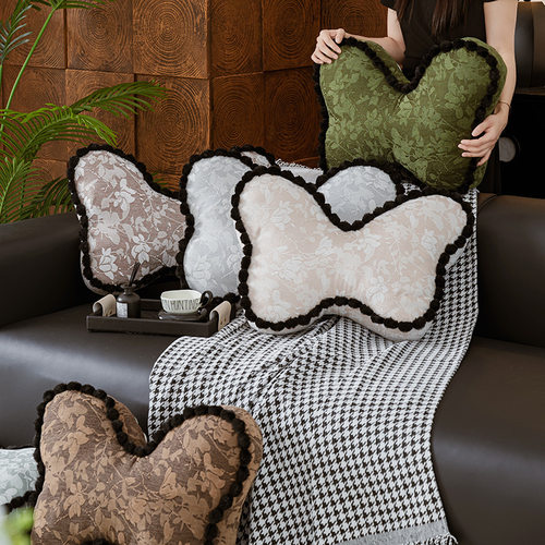 法式复古蝴蝶抱枕客厅沙发靠垫卧室床头靠背垫新款高级感靠枕靠垫
