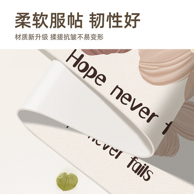 花卉餐边柜桌垫轻奢高级感免洗可裁剪桌布鞋柜电视柜台面保护垫子