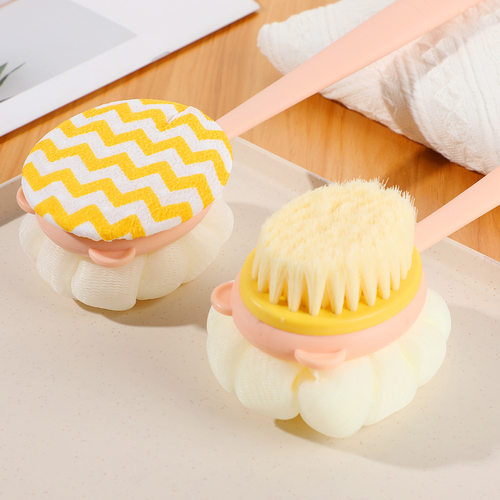 多功能洗澡刷洗澡搓背神器浴室用品两用沐浴球搓背不求人刷子批发