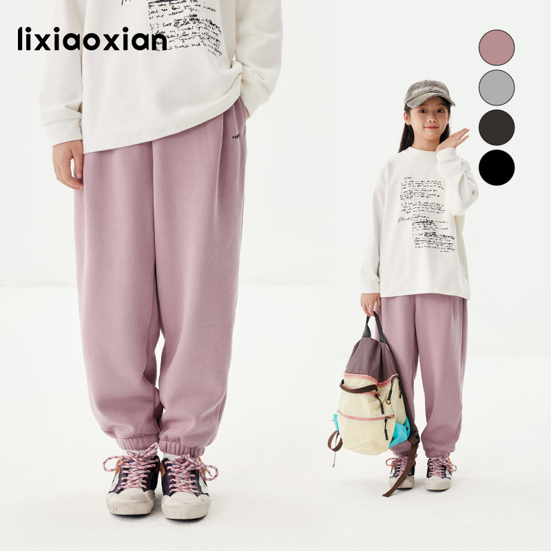 梨小闲长裤加绒百搭运动休闲裤