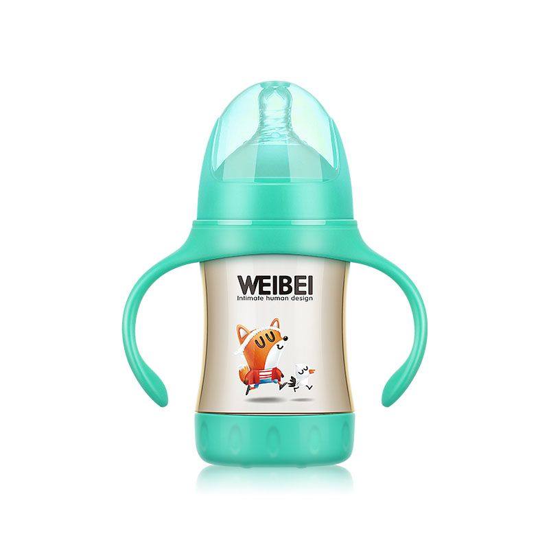 卫贝分阶段新生儿婴儿防呛奶PPSU防胀气奶瓶带把手可拆底包邮正品,婴童用品,奶瓶,淘宝优惠券,粉丝福利购,淘宝优惠卷