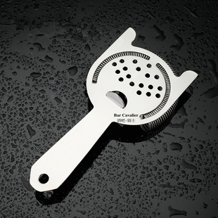 酒吧骑士欧式猫头滤冰器型短柄过滤器隔冰器冰水分离器Strainer