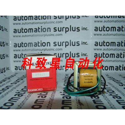 工业配件HAMMOND TYPE C 827N 166L5 5V 2A变压器新