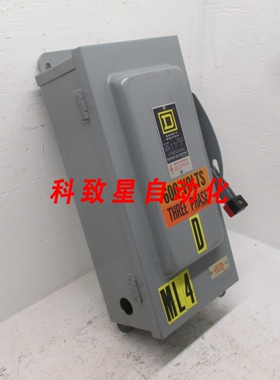 工业配件H362AWK系列E1 60A保险丝式安全隔离开关 600V 60安培 H