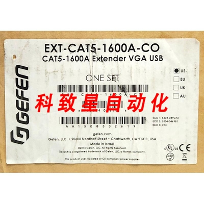 工业配件GEFEN EXT CAT5 16000A CO CAT5-16000A 器VGA USB KVM