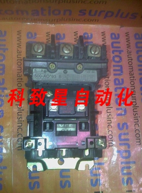 工业配件500-AO 93 DIMENSION 0 SER B 120VAC 600 V 18A 5 HP接