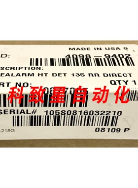工业配件0677005 警报热探测器135 RR DIRECT 4098 9402