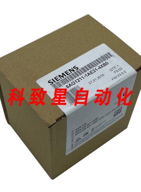 工业配件S7-1200 CPU 1211C DC/DC/DC-6AG1211-1AE31-4XB0