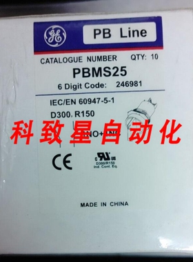 工业配件GE PBMS25 2 档选择开关