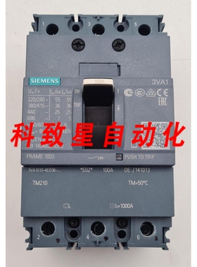 工业配件3VA1010-4ED36-0AA0 断路器 TM210 3VA1 100A
