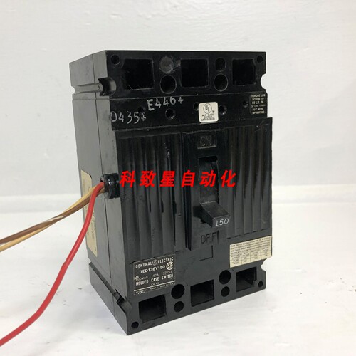 工业配件GE TED136Y150 150A 塑壳开关带辅助 480/600V 3P 150安