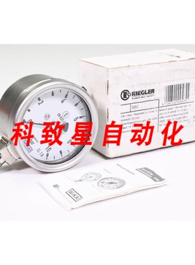 工业配件RIEGLER 102455 5057压力表 0-10BAR