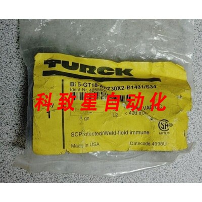 工业配件BI5-GT18-ADZ30X2-B1431/S34 18MM接近传感器 5MM 20