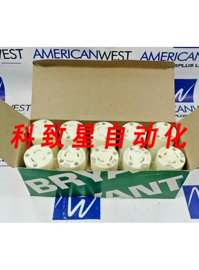 工业配件BRYANT 71120NC 锁定连接器20A 250V NEMA L110 10个装