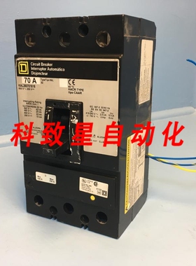 工业配件KAL260701616 70A断路器带辅助UV 600V 2P KAL S2 70