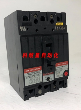 工业配件GE TEML34100 100A磁断断路器480VAC3P 100安培GE