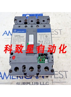 工业配件GE SEHA36AT0100 3极100安培 600V SPECTA RMS断路器