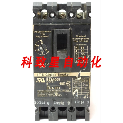 工业配件ITE E43A005 3极5安培 E4-A型ETI断路器电机器