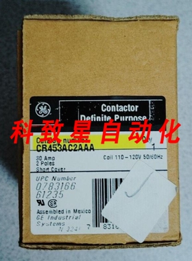 工业配件GE CR453AC2AAA接触器600VAC30A 5HP 2极