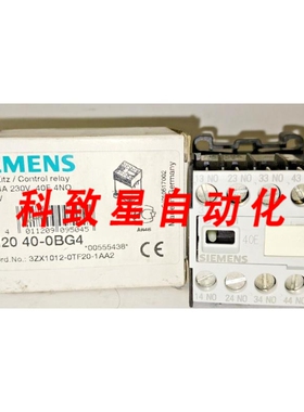 工业配件3TH20-40OBG4控制继电器230VAC125VDC40E 4NO