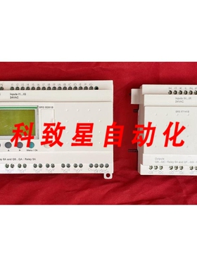 工业配件ZELIO SR3B261B 24VAC逻辑模块+SR3XT141B I/O模块